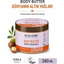 Body Butter, Besleyici Ve Yoğun Nemlendirici Vücut Kremi Doğal İçerikli World’s Golden Oils, 380 ml