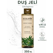 ECOLATIER Organik Duş Jeli Kenevir Gerginleştirici Sıkılaştırıcı Besleyeci Nemlendirici Tazeleyici 350 Ml