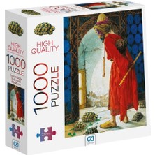 Ca Games Kaplumbağa Terbiyecisi 1000 Parça 2,2mm Kalınlık 48X68CM Profesyonel Hobi Puzzle Yapboz