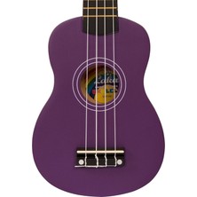 Vintage Laka Rainbow Soprano Ukulele - Violet