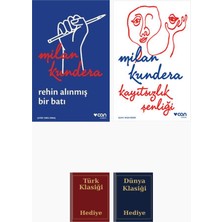 Can Yayınları Milan Kundera 2 Kitap Seti + Türk ve Dünya Klasiği