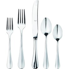 Mepra Roma 4mm Paslanmaz Çelik 72 Parça 12 Kişilik Çatal Kaşık Bıçak Takımı (Özel Ahşap Kutulu)