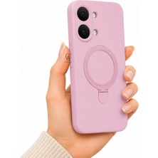 Coolacs Xiaomi Poco X8 Pro Max Uyumlu Kılıf M-Safe Özellikli Yüzük Standlı Telefon Kılıfı Kapak