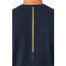 Boss  Grafics Lacivert  Bisiklet Yaka  Regular Fit