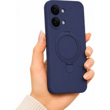 Coolacs Xiaomi Poco X8 Pro Max Uyumlu Kılıf M-Safe Özellikli Yüzük Standlı Telefon Kılıfı Kapak