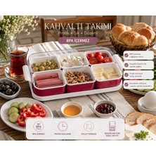 Nestora Kitchen 6'lı Kapaklı Kahvaltılık Seti & Saklama Kabı
