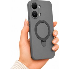 Coolacs Xiaomi Poco X8 Pro Max Uyumlu Kılıf M-Safe Özellikli Yüzük Standlı Telefon Kılıfı Kapak