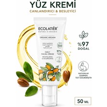 Gündüz Yüz Nemlendirici Kremi Organik Argan Yağlı, Canlandırıcı, Besleyici, Yaşlanma Karşıtı 50 ml