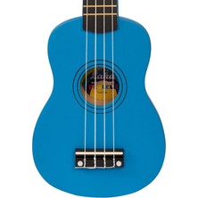 Vintage Laka Rainbow Soprano Ukulele - Blue