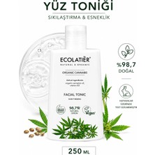 Yüz Toniği Sıkılaştırıcı Tüm Cilt Tipler Için Nemlendirici Tonik Organik Kenevir 250 ml