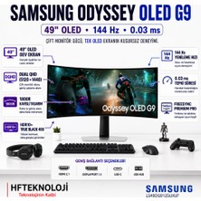 Samsung Odyssey OLED G9 49" 0.03 Ms Dual Qhd Curved 144 Hz OLED Oyuncu Monitörü