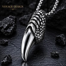 Voyage Accessory Paslanmaz Çelik Eagle Claw Kartal Pençesi Kolye