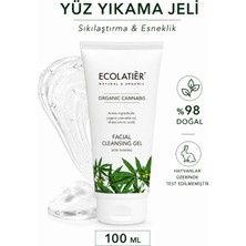 Yüz Yıkama Jeli Cilt Sıkılaştırıcı Organik Kenevir Temizleme Jeli 100 ml