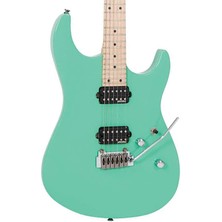 Vintage V6M24 Reissued Elektro Gitar - Ventura Green