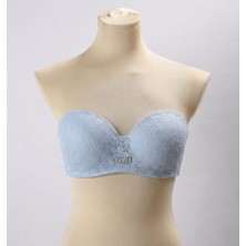 Velina Secret Lotus Cup Balenli Desteksiz Toparlayıcı Sütyen - Mavi