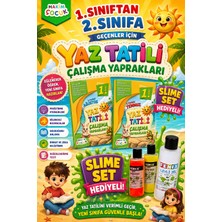 Hakim Yayınları Hakim Çocuk 1. Sınıftan 2.sınıfa Geçenler Için Yaz Tatili Çalışma Yaprakları (Slime Set Hediyeli)