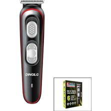 Marsilyan Saç - Sakal Kesme Traş Makinesi  6 Farklı Kesim   USB Şarjlı   2 Kademe Bıçak Ayarı RD-055 (4887)