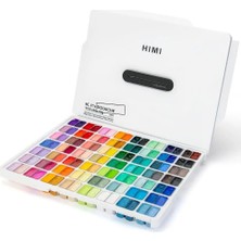 Hımı Twin Cup Gouache Set Guaj Boya Seti 112 Renk x 12 Gr. (White Case)