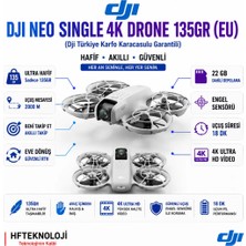 Dji Neo Single 4K Drone 135GR Djı Neo Drone 4K Kayıt ve 18 Dk Uçuş Süresi ile Katlanabilir Model (Dji Turkiye Karfo Karacasulu Garantili)