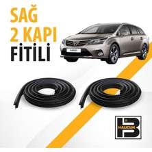 B&M Kauçuk Toyota Avensis Station Wagon (2010-2014) Sağ Ön ve Arka Kapı Fitili BM02631