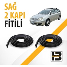 B&M Kauçuk Toyota Corolla Station Wagon (2000-2006) Sağ Ön ve Arka Kapı Fitili BM02829