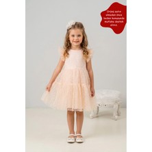 Eray Kids Kız Çocuk Tül Etekli Prenses Abiye Elbise