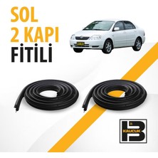 B&M Kauçuk Toyota Corolla (2000-2006) Sol Ön ve Arka Kapı Fitili BM02852