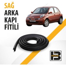 B&M Kauçuk Nissan Micra (2002-2010) Sağ Arka Kapı Fitili BM02560