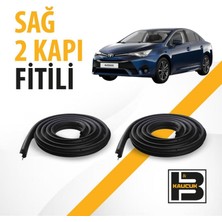 B&M Kauçuk Toyota Avensis (2015-2018) Sağ Ön ve Arka Kapı Fitili BM02620