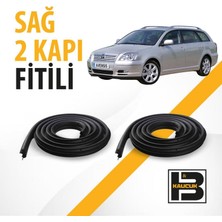 B&M Kauçuk Toyota Avensis Station Wagon (2003-2009) Sağ Ön ve Arka Kapı Fitili BM02653