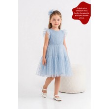 Eray Kids Kız Çocuk Tül Etekli Prenses Abiye Elbise