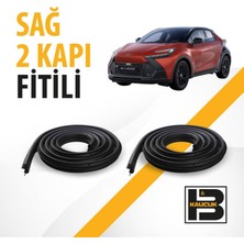 B&M Kauçuk Toyota C-Hr (2020-2025) Sağ Ön ve Arka Kapı Fitili BM02730