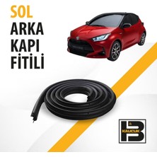B&M Kauçuk Toyota Yaris Vision (2020-2022) Sol Arka Kapı Fitili BM02871