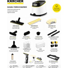 Sert Zeminler Için Kolay Temizlik Sc 3 Deluxe Buharlı Temizlik Makinesi -Karcher Cam ve Seramik Temizleme Makinesi