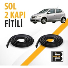 B&M Kauçuk Toyota Yaris (1999-2005) Sol Ön ve Arka Kapı Fitili BM02900