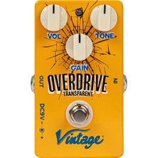 Vintage VFX08 Transparent Overdrive Pedalı