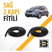 B&M Kauçuk Toyota Yaris (2005-2010) Sağ Ön ve Arka Kapı Fitili BM02888