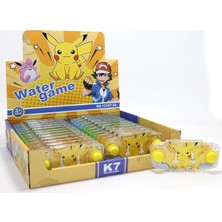 Lavly Pikachu Baskılı Sulu Oyun - Şeffaf Gövdeli Dikdörtgen El Konsolu Su Oyunu ALK3990