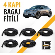 B&M Kauçuk Toyota C-Hr (2016-2019) 4 Kapı + Bagaj Fitili BM02739