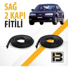 B&M Kauçuk Nissan Primera (1990-1995) Sağ Ön ve Arka Kapı Fitili BM02521