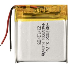 Powermaster 60X25X25 mm 3.7 Volt 600 Mah Lityum Polimer Pil Şarjlı Pil