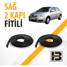 B&M Kauçuk Toyota Corolla Hatchback (2000-2006) Sağ Ön ve Arka Kapı Fitili BM02840
