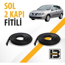 B&M Kauçuk Nissan Almera Hatchback (2000-2006) Sol Ön ve Arka Kapı Fitili BM02478