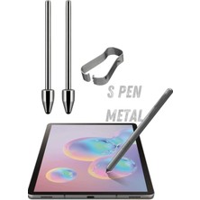 PSGT Samsung Galaxy TABS10/S10 FE/S10ULTRA/S10PLUS Metal Yedek Kalem Ucu 2tane(Ekranı Kirletmez) S Pen Uyumlu