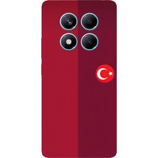 TechTree Redmi Note 14 Pro 4g Uyumlu Türk Milli Takım Parçalı Forma Baskılı Silikon Kılıf