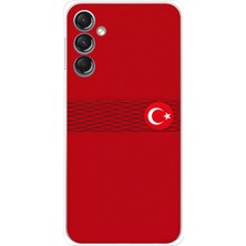 TechTree Samsung Galaxy A24 Uyumlu Türk Milli Takım Izgara Desenli Forma Baskılı Silikon Kılıf