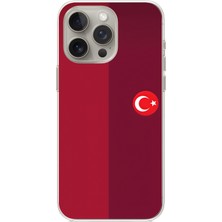 TechTree iPhone 15 Pro Uyumlu Türk Milli Takım Parçalı Forma Baskılı Silikon Kılıf