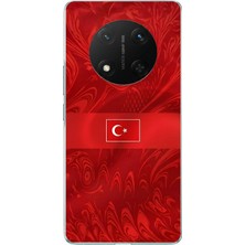 TechTree Honor X9C Uyumlu Türk Milli Takım Desenli Forma Baskılı Silikon Kılıf