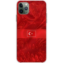 TechTree iPhone 11 Pro Max Uyumlu Türk Milli Takım Desenli Forma Baskılı Silikon Kılıf