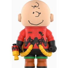 Pop Mart Mega Space Molly 100% Charlie Brown & Snoopy Özel Koleksiyon Sanat Oyuncak Figürü 1 Kutu